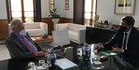 El Defensor del Pueblo andaluz establece con el vicepresidente de la Junta sesiones de trabajo periódicas para coordinación e intercambio de información