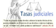 Tasas judiciales en el Informe Anual 2012