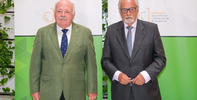 Visita del presidente del Parlamento de Andalucía ante una nueva legislatura