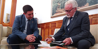 Visita del Defensor a la Diputación de Jaén