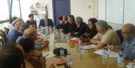 Reunión con colectivos de La Línea (Cádiz)