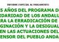 10 h: Entrega al Presidente del Parlamento de Andalucía del Informe Especial "25 años del Programa de Solidaridad de los andaluces para la erradicación de la marginación y la desigualdad en las actuaciones del dPA 
