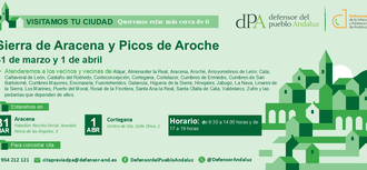 La Oficina de Atención a la ciudadanía se desplaza a la Sierra de Aracena y Picos de Aroche los días 31 de marzo y 1 de abril