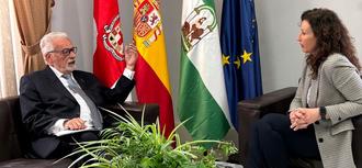 El Defensor del Pueblo andaluz aborda con la alcaldesa de Almería la defensa de los derechos de la ciudadanía