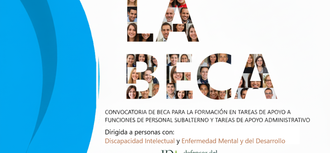 Becas 2026 destinada a persona con discapacidad psíquica, del tipo enfermedad mental,  y otra a persona con discapacidad psíquica, del tipo discapacidad intelectual  y del desarrollo