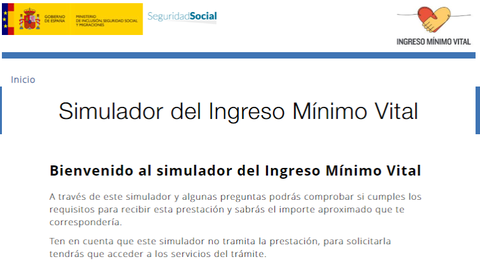 Imagen texto - Simulador del Ingreso Mínimo Vital