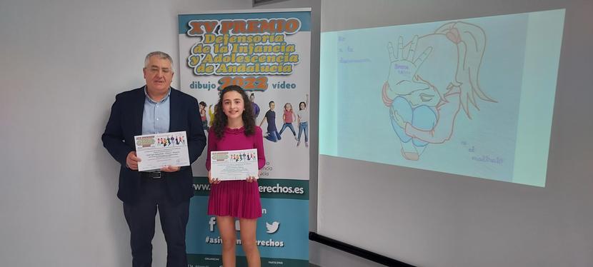 La Defensoría de la Infancia y Adolescencia entrega el Accésit al dibujo sobre el derecho a la Igualdad La Defensoría de la Infancia y Adolescencia entrega el Accésit al dibujo sobre el derecho a la Igualdad
