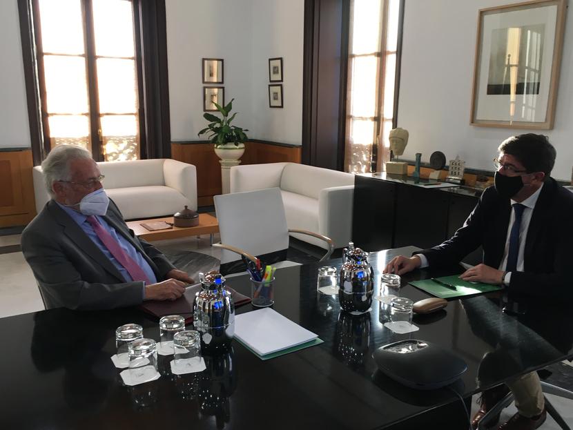 El Defensor del Pueblo andaluz establece con el vicepresidente de la Junta sesiones de trabajo periódicas para coordinación e intercambio de información El Defensor del Pueblo andaluz establece con el vicepresidente de la Junta sesiones de trabajo periódicas para coordinación e intercambio de información