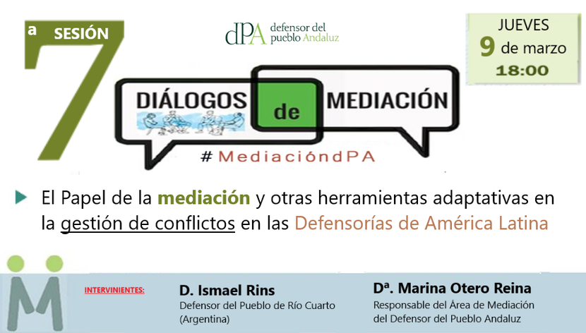 Diálogos de Mediación. Marzo 2023 Diálogos de Mediación. Marzo 2023