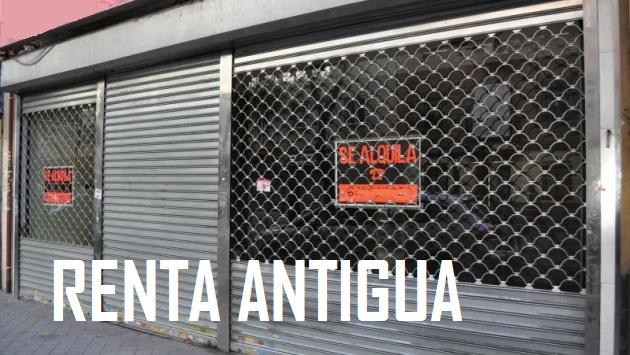 Extinción del alquiler de locales comerciales de renta antigua