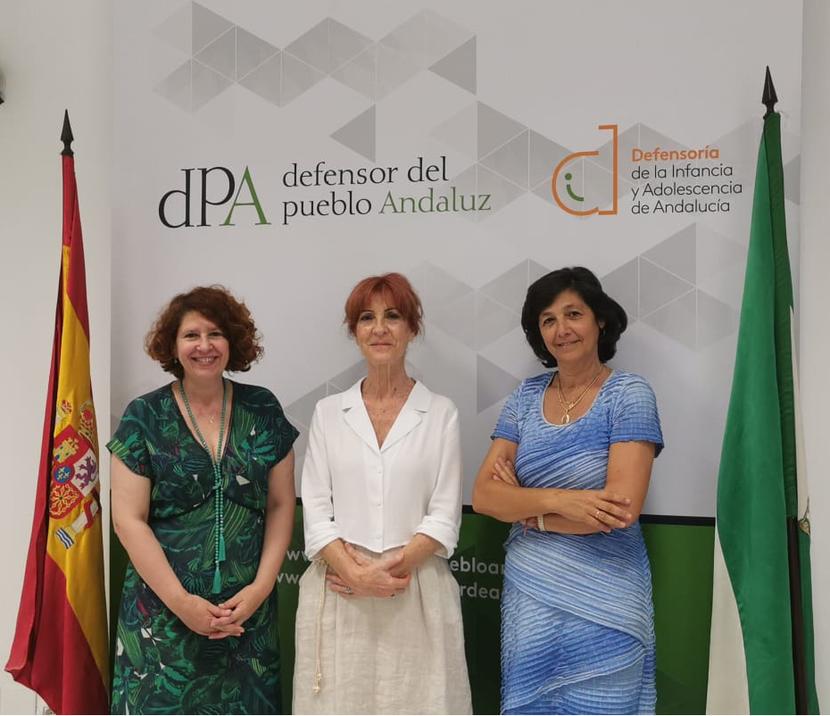 Visita de la Adjunta al Ararteko para conocer el servicio de Mediación del Defensor del Pueblo andaluz Visita de la Adjunta al Ararteko para conocer el servicio de Mediación del Defensor del Pueblo andaluz