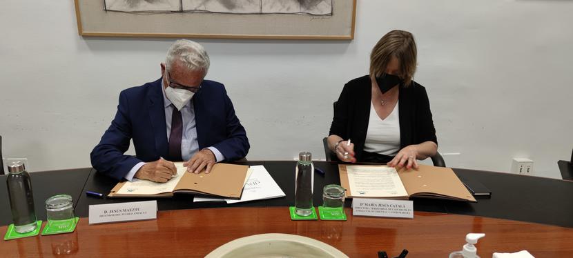El Defensor del Pueblo andaluz firma un acuerdo de colaboración con Caixabank El Defensor del Pueblo andaluz firma un acuerdo de colaboración con Caixabank