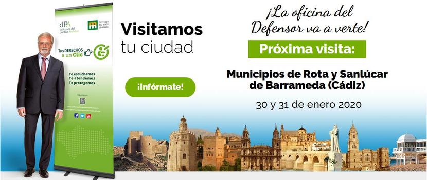 El Defensor del Pueblo andaluz atiende a la ciudadanía en Rota y Sanlúcar de Barrameda El Defensor del Pueblo andaluz atiende a la ciudadanía en Rota y Sanlúcar de Barrameda