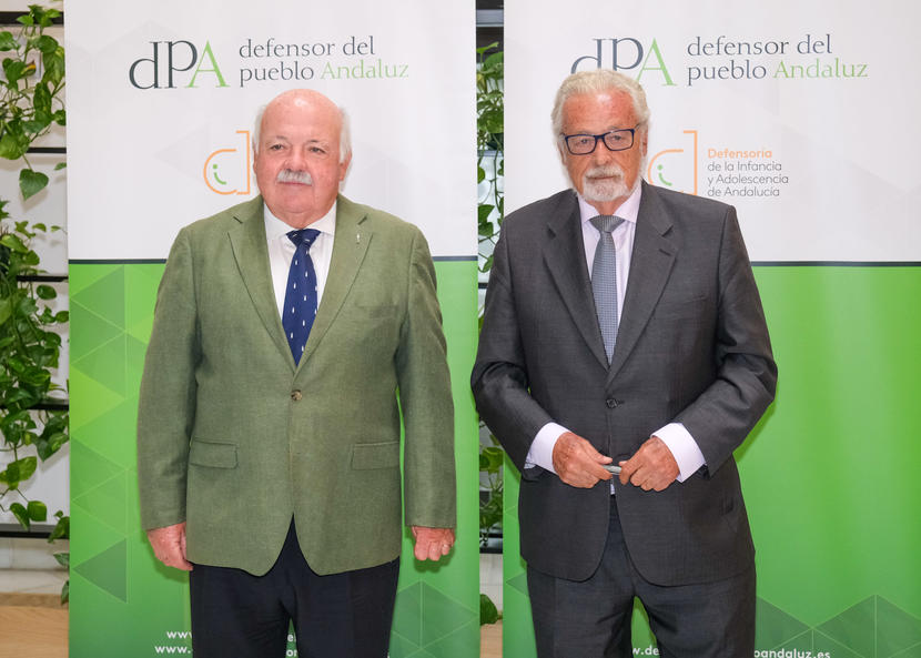 Visita del presidente del Parlamento de Andalucía ante una nueva legislatura