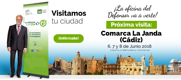 La Oficina de Atención Ciudadana se desplaza a La Janda (Cádiz) los días 6, 7 y 8 de junio