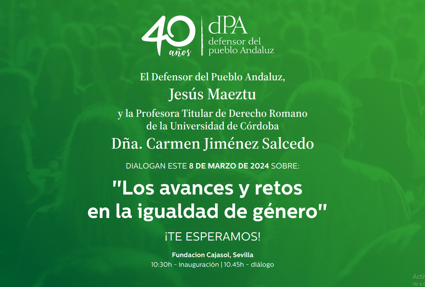 Diálogo sobre los avances y retos en igualdad de género Diálogo sobre los avances y retos en igualdad de género