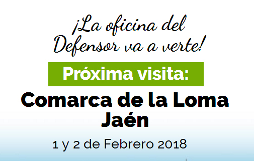 La Oficina de Atención Ciudadana del Defensor estará en la Comarca de La Loma (Jaén) los días 1 y 2 de febrero