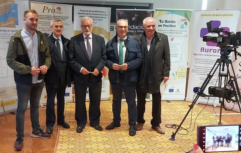 Jesús Maeztu valora los proyectos de Márgenes y Vínculos con colectivos vulnerables en Algeciras Jesús Maeztu valora los proyectos de Márgenes y Vínculos con colectivos vulnerables en Algeciras