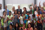 Visita de niños saharauis a la Oficina del Defensor