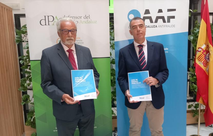 El Defensor del Pueblo andaluz y la Oficina Andaluza Antifraude presentan una guía de buenas prácticas  en materia de contratación 