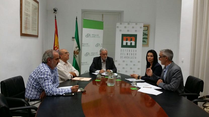 Reunión con el sindicato de Justicia por Granada Reunión con el sindicato de Justicia por Granada