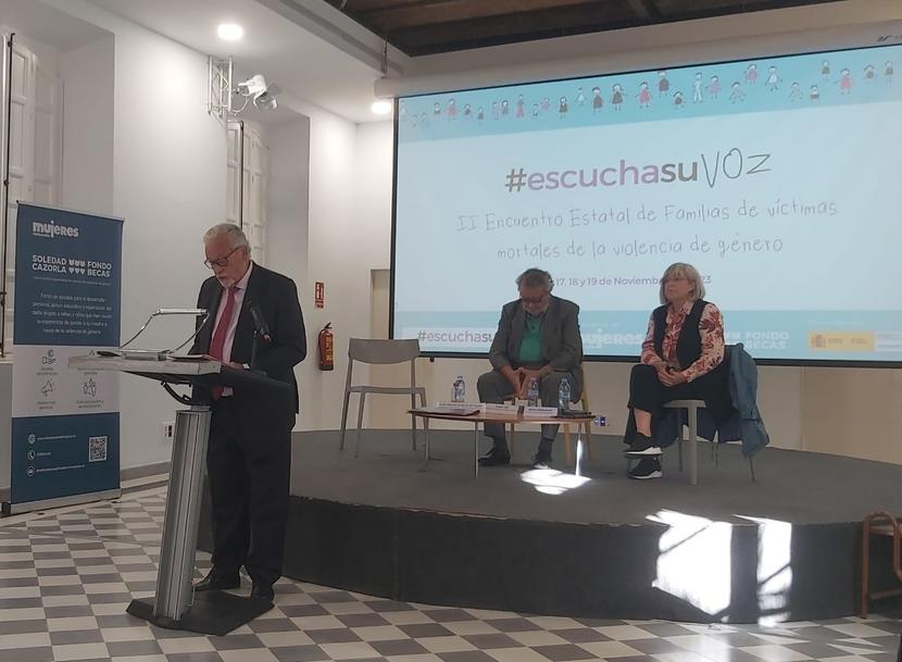 Maeztu alienta a trabajar por el futuro de la infancia víctima de la violencia de género Maeztu alienta a trabajar por el futuro de la infancia víctima de la violencia de género