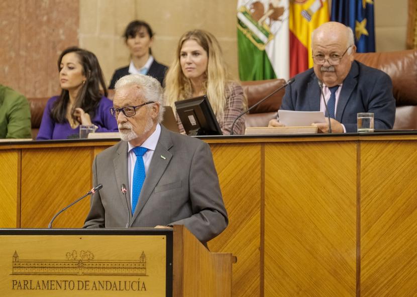 Jesús Maeztu advierte del incremento de la desigualdad ante el pleno del Parlamento andaluz Jesús Maeztu advierte del incremento de la desigualdad ante el pleno del Parlamento andaluz